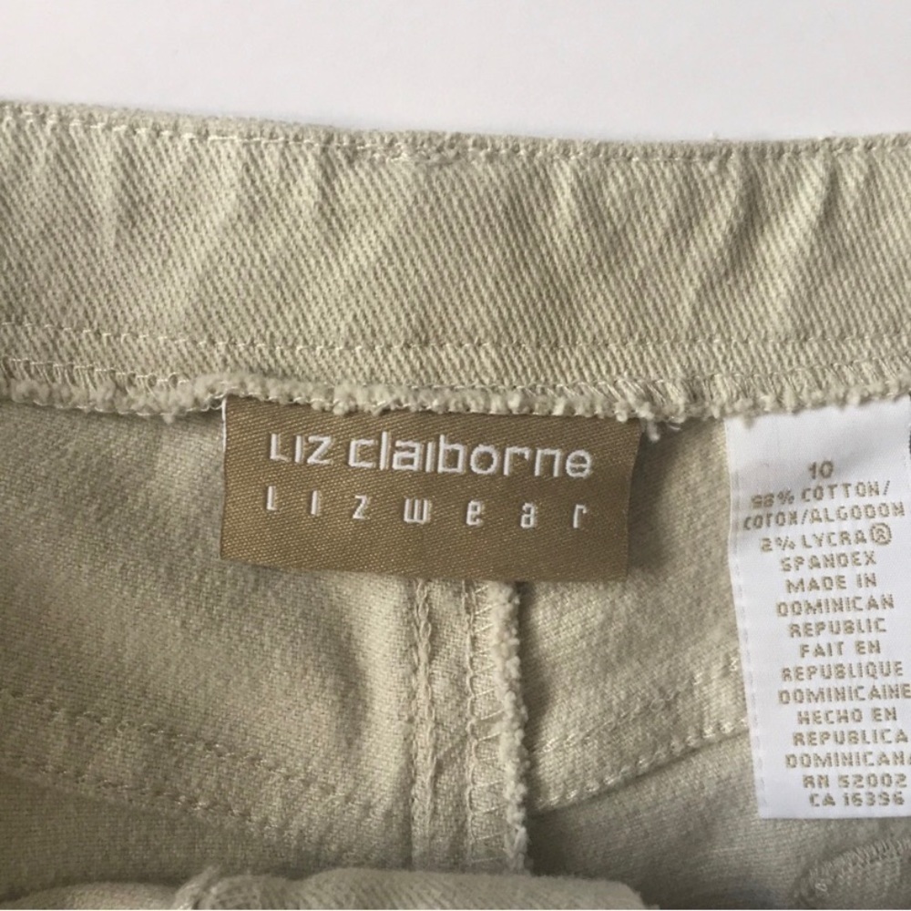 Liz Claiborne Bermuda Short Beige Size 10 - Picture 7 of 7